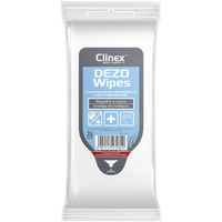 Clinex DezoWipes – Chusteczki nawil¿ane do dezynfekcji r±k – 24 sztuki
