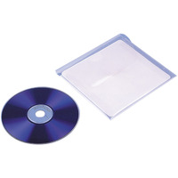 Samoprzylepne przezroczyste kieszonki z zamkniêciem na p³yty CD - O.POCKET Sticky CD2 - 126 x 123 mm - 5 sztuk